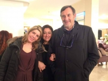 Avv. Teresa Pollio con il manager Stefano Massa Carolina Ciampa