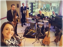 MG swing band" con Mario Generali, Paola Forleo, Vincenzo di Somma, Alfredo Intagliato, Catello Imparato 
