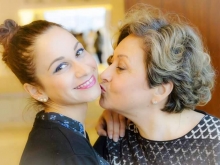 Stefania Oteri con la meravigliosa mamma Rosa Astarita